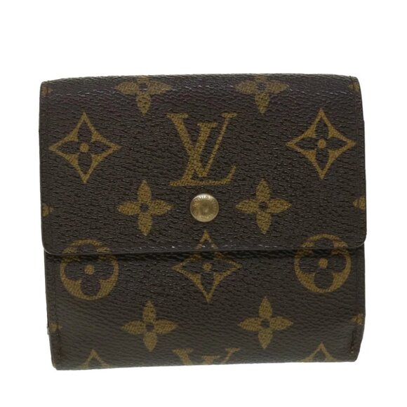LOUIS VUITTON Monogram Porte Monnaie Bier Cartes Crdit Wallet M61652 Auth 51308 - Picture 1 of 16